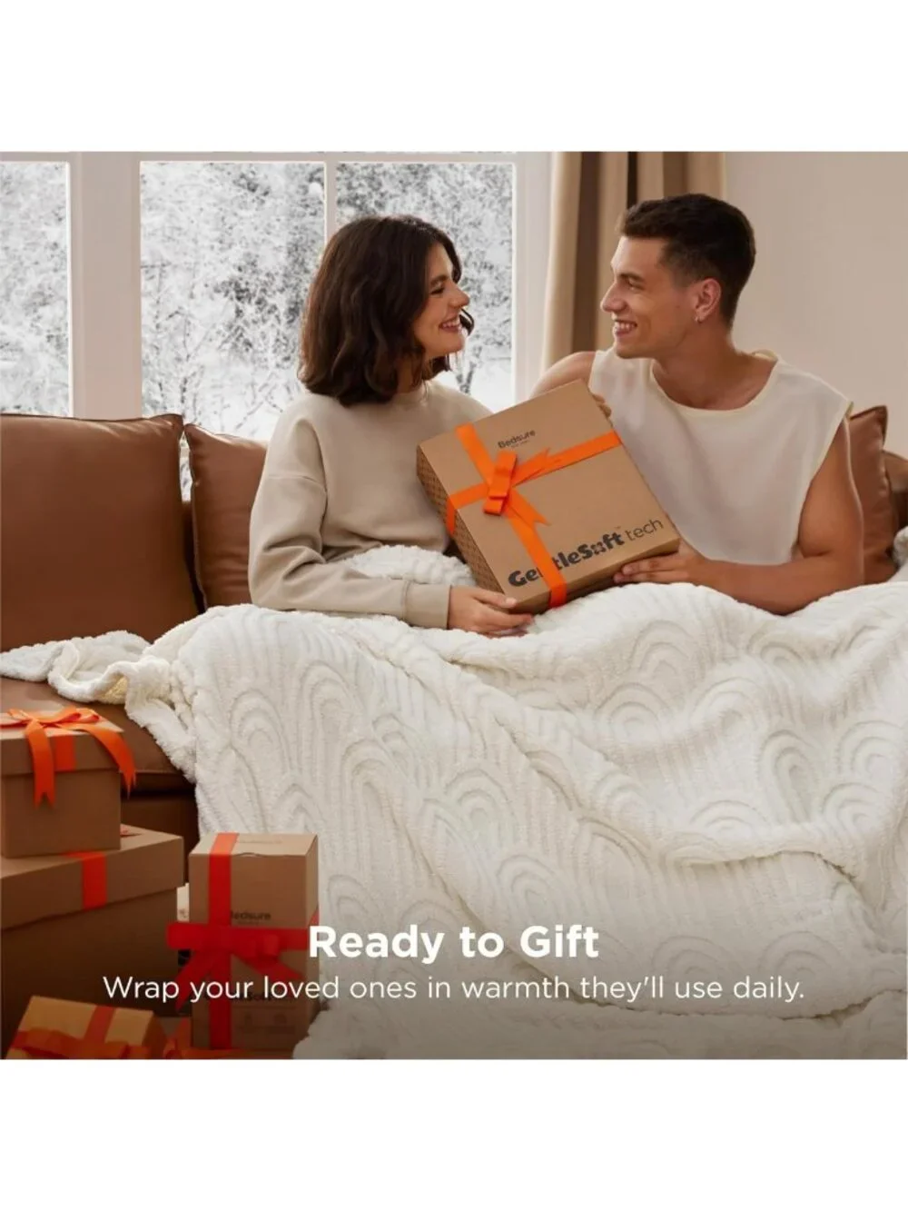 Super Soft Cozy Fleece Throw Blanket - Fluffy Couch & Bed Blanket, 50x70 Inches